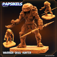 Skull Hunter warrior, Resin miniatures, unpainted and unassembled - Ravenous Miniatures