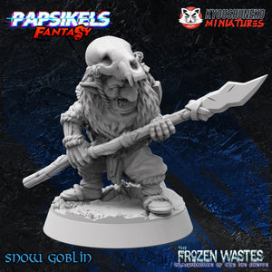 Snow Goblin, 3d Printed Resin Miniatures - Ravenous Miniatures