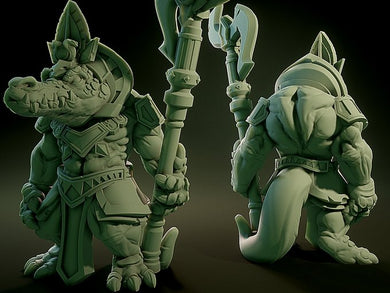 Sobek, Resin miniatures 11:56 (28mm / 34mm) scale - Ravenous Miniatures
