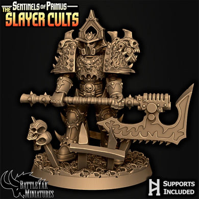 Space knight Conquer, Resin miniatures 11:56 (28mm / 34mm) scale - Ravenous Miniatures