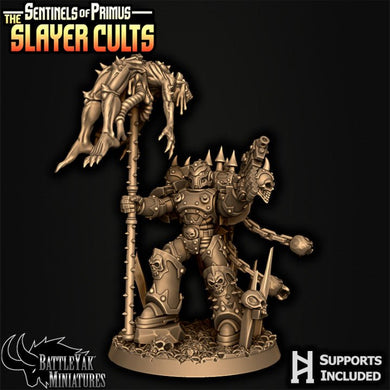 Space knight Slayer trophy, Resin miniatures 11:56 (28mm / 34mm) scale - Ravenous Miniatures