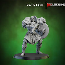 Загрузить изображение в средство просмотра галереи, Spartan caste Shield Guard, Resin miniatures 11:56 (28mm / 32mm) scale - Ravenous Miniatures
