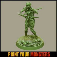 Load image into Gallery viewer, Spiked Zombie - Ravenous Miniatures
