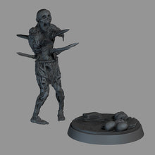 Load image into Gallery viewer, Spiked Zombie - Ravenous Miniatures
