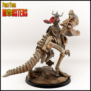 T-Rex Skeleton mounted - Ravenous Miniatures