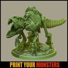 Load image into Gallery viewer, T-Rex Skeleton mounted - Ravenous Miniatures
