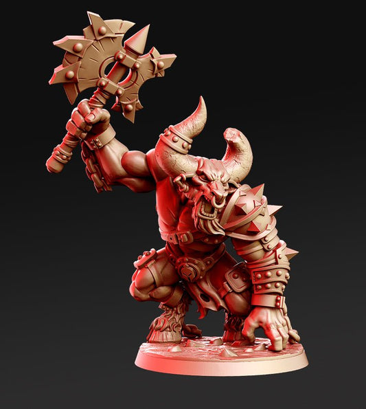 Taomachos (Minotaur) - Ravenous Miniatures