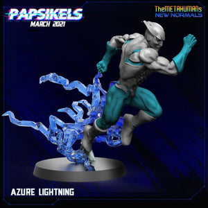 The Azure Lightning, 3d Printed Resin Miniatures - Ravenous Miniatures
