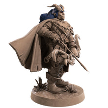 Load image into Gallery viewer, Tiefling Ranger, Resin miniatures 11:56 (28mm / 32mm) scale - Ravenous Miniatures
