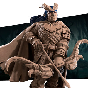 Tiefling Ranger, Resin miniatures 11:56 (28mm / 32mm) scale - Ravenous Miniatures