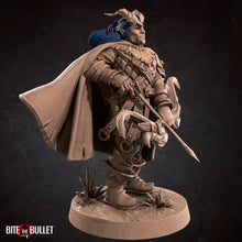 Load image into Gallery viewer, Tiefling Ranger, Resin miniatures 11:56 (28mm / 32mm) scale - Ravenous Miniatures

