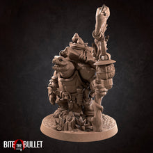 Load image into Gallery viewer, Tortle Druid, Resin miniatures 11:56 (28mm / 32mm) scale - Ravenous Miniatures
