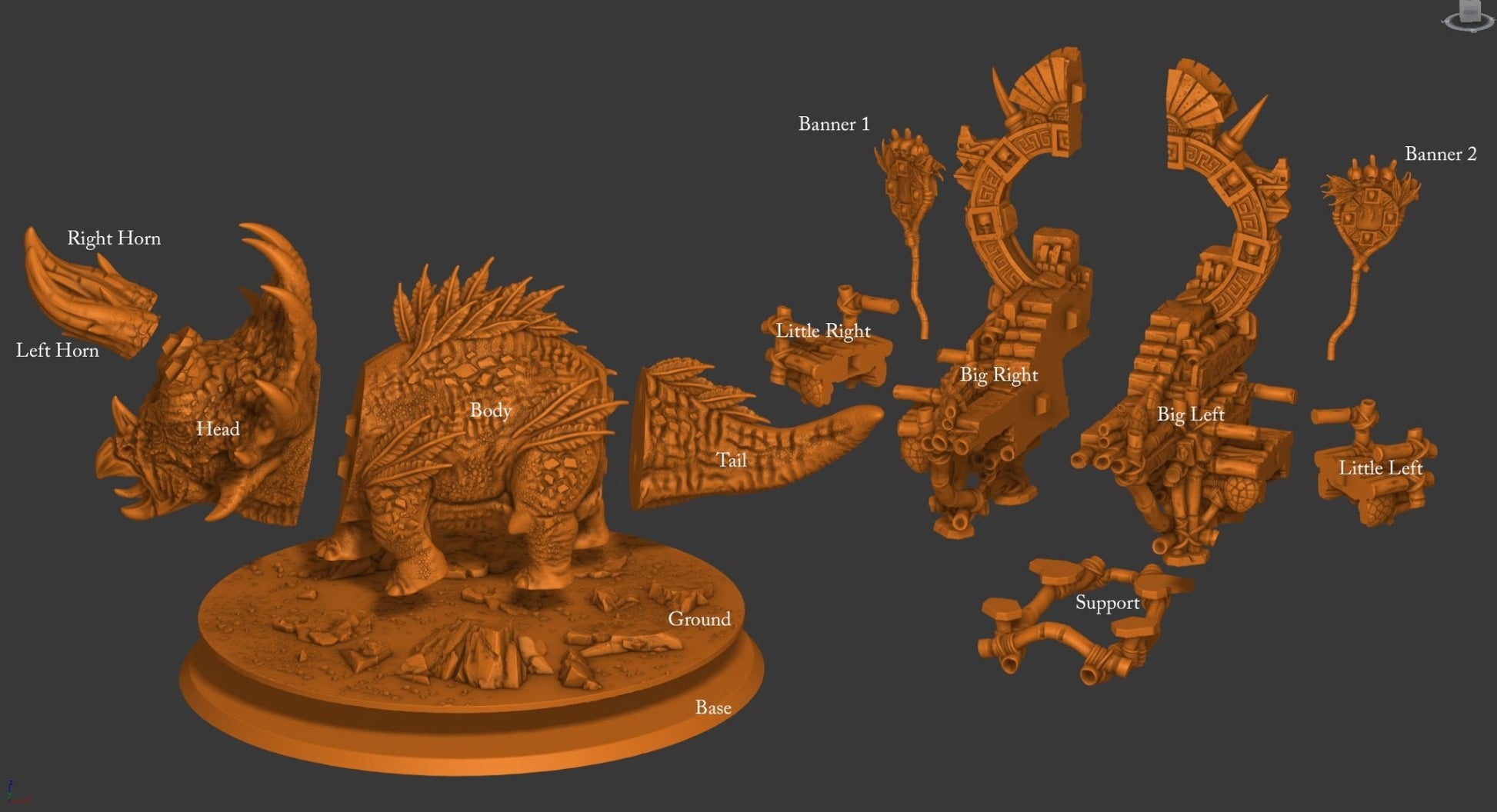 Triceratops - Ravenous Miniatures