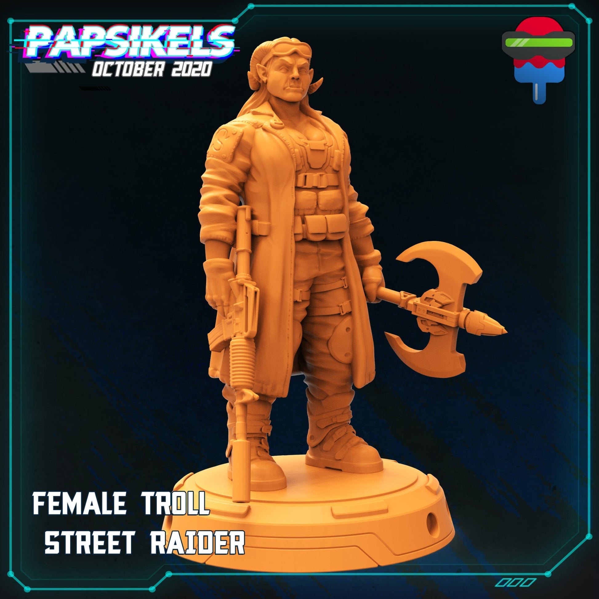 Troll Street Raiders, 3d Printed Resin Miniatures - Ravenous Miniatures