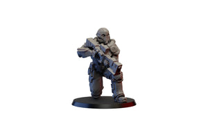 Trooper Mercenary, Resin miniatures 11:56 (28mm / 32mm) scale - Ravenous Miniatures