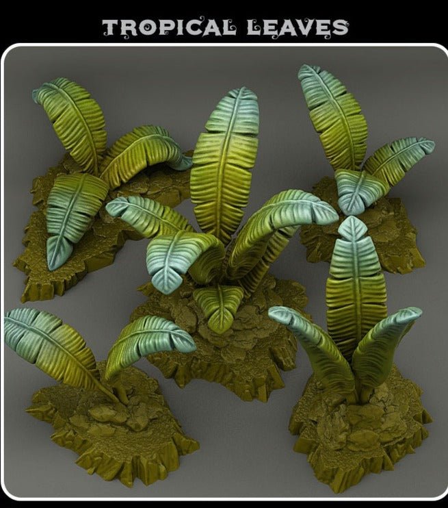 Tropical Leaves - Ravenous Miniatures