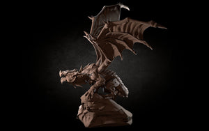 Twilight, The Ancient Dragon, 28/32mm resin miniatures for TTRPG and wargames - Ravenous Miniatures