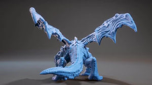 Undead Dragon, Resin miniatures 11:56 (28mm / 34mm) scale - Ravenous Miniatures