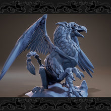 Load image into Gallery viewer, Undead Griffin, Resin miniatures 11:56 (28mm / 34mm) scale - Ravenous Miniatures
