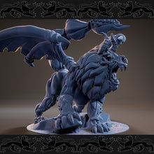 Load image into Gallery viewer, Undead Manticore, Resin miniatures 11:56 (28mm / 34mm) scale - Ravenous Miniatures
