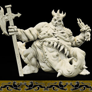UndeadFroghemoth, Resin miniatures 11:56 (28mm / 34mm) scale - Ravenous Miniatures