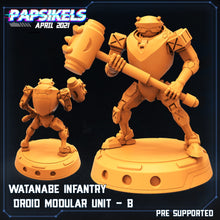 Load image into Gallery viewer, Watanabe Infantry, 3d Printed Resin Miniatures - Ravenous Miniatures
