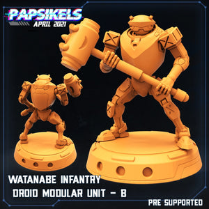 Watanabe Infantry, 3d Printed Resin Miniatures - Ravenous Miniatures