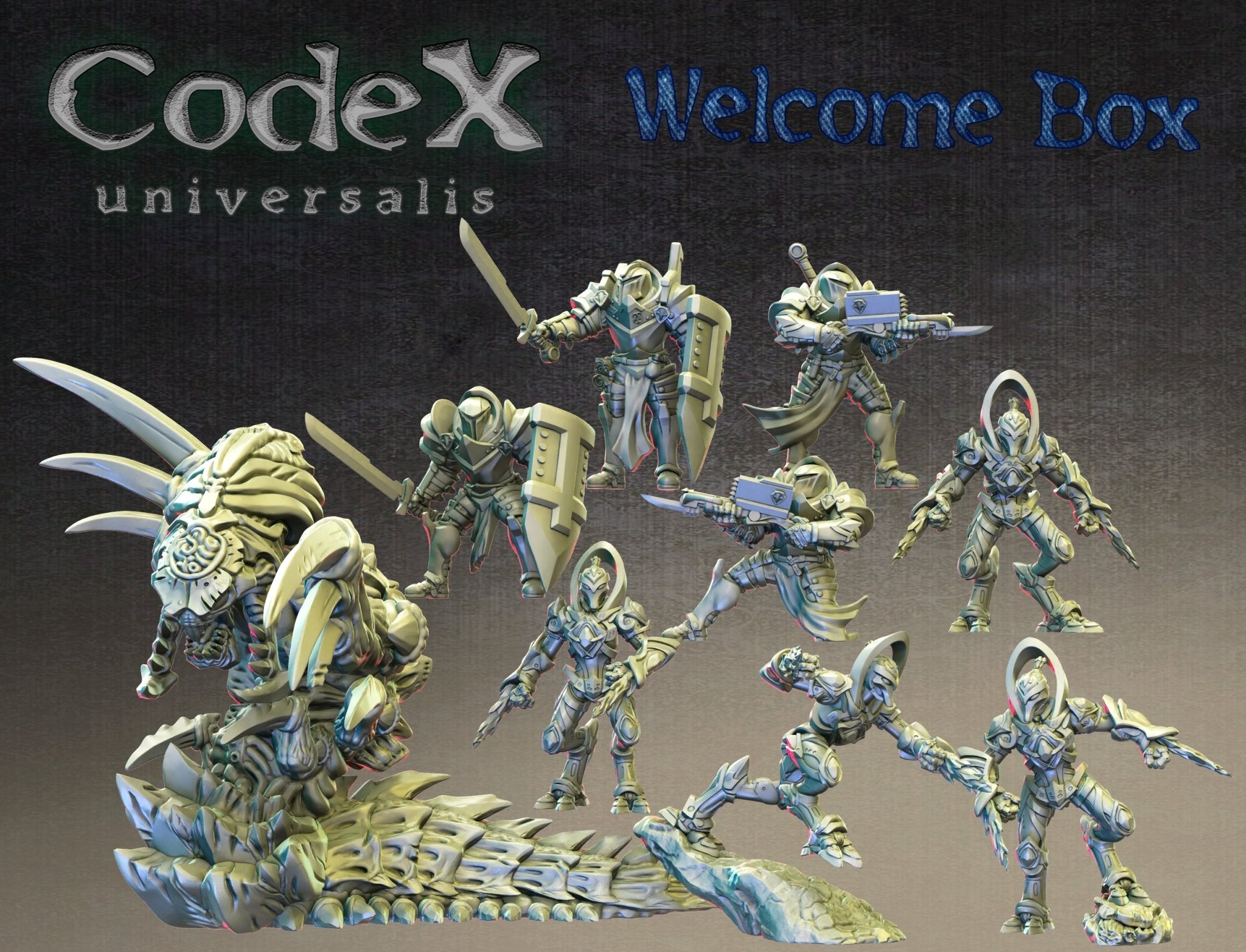 Codex Figure Welcome to Codex Unvirsalis, 3d Printed Miniatures by Codex Universali ...