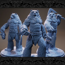 Load image into Gallery viewer, Werebears X3 , Resin Miniatures by Brayan Naffarate - Ravenous Miniatures
