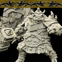 Load image into Gallery viewer, Wereboar, Resin miniatures 11:56 (28mm / 34mm) scale - Ravenous Miniatures
