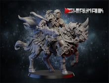 Load image into Gallery viewer, Wild Barbarian Calvary, Resin miniatures 11:56 (28mm / 32mm) scale - Ravenous Miniatures
