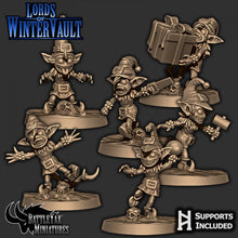 Load image into Gallery viewer, Wintervault Helpers, Resin miniatures 11:56 (28mm / 34mm) scale - Ravenous Miniatures
