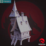 Wizard House, Unpainted Resin Miniature Models. - Ravenous Miniatures