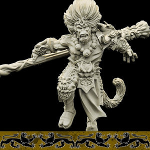 Wukong, Resin miniatures 11:56 (28mm / 34mm) scale - Ravenous Miniatures