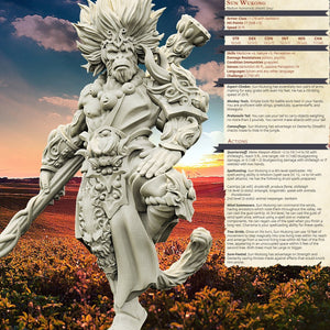 Wukong, Resin miniatures 11:56 (28mm / 34mm) scale - Ravenous Miniatures