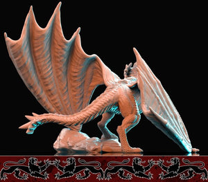 Wyvern, Resin miniatures 11:56 (28mm / 34mm) scale - Ravenous Miniatures