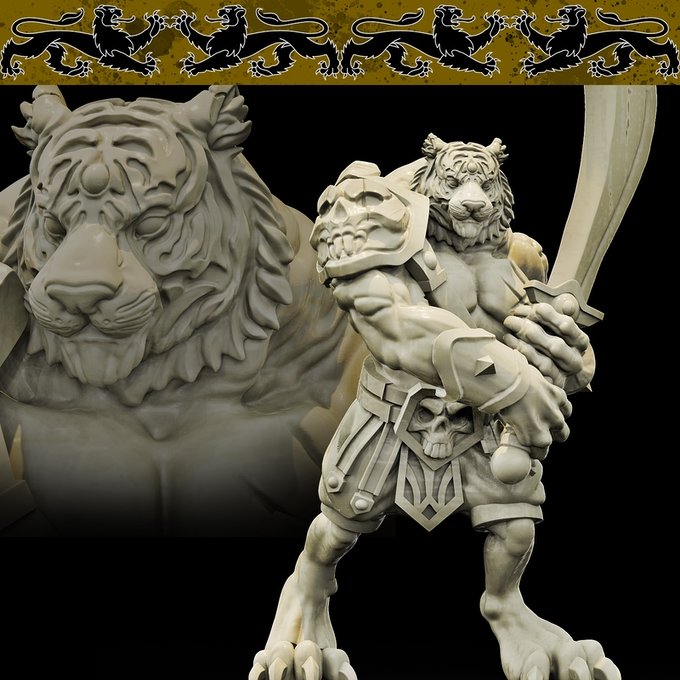 Xbalanque, Resin miniatures 11:56 (28mm / 34mm) scale - Ravenous Miniatures