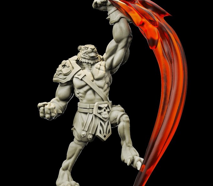Xbalanque, Resin miniatures 11:56 (28mm / 34mm) scale - Ravenous Miniatures