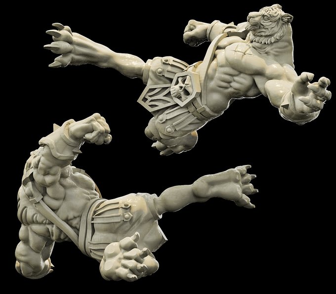 Xbalanque, Resin miniatures 11:56 (28mm / 34mm) scale - Ravenous Miniatures
