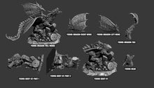 Load image into Gallery viewer, Young Dragon (50mm) - Ravenous Miniatures
