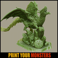 Load image into Gallery viewer, Young Dragon (50mm) - Ravenous Miniatures
