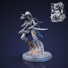 Lade das Bild in den Galerie-Viewer, Zishu the Rouge , 3d Printed resin miniatures by RAW - Ravenous Miniatures
