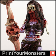 Load image into Gallery viewer, Zombie Banner Holder - Ravenous Miniatures
