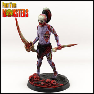 Zombie Berserker - Ravenous Miniatures