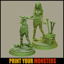 Cargar imagen en el visor de la galería, Zombie Crossbow and Loader - Ravenous Miniatures
