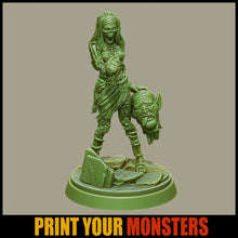 Load image into Gallery viewer, Zombie Head hunter - Ravenous Miniatures
