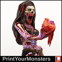 Load image into Gallery viewer, Zombie Head hunter - Ravenous Miniatures
