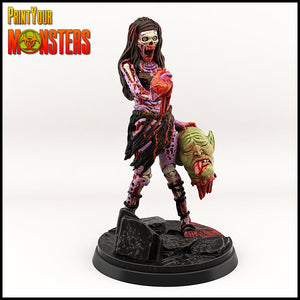 Zombie Head hunter - Ravenous Miniatures